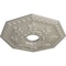 Ekena Millwork Nottingham Ceiling Medallion (Fits Canopies up to 4 5/8"), 18"OD x 3 1/2"ID x 1 1/2"P, Pearl White CM18NTPWS - alternate 2